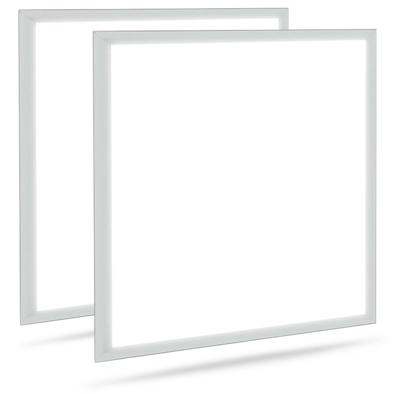 Costway 2 Pack 2x2FT LED Flat Panel Light 4400LM 40W 5000K Dimmable Drop Ceiling Office